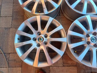 Orig. hliníkové disky Skoda R17, 5x112 - 2