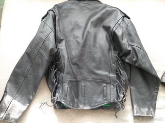 Pánska kožená bunda sidovka/krivak XL - 2