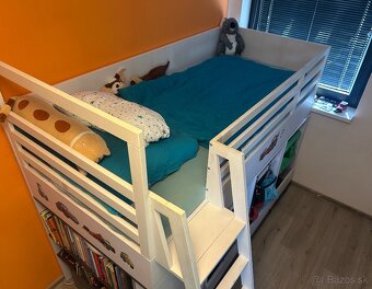 Detská poschodová posteľ VOX s úložnými priestormi - 2