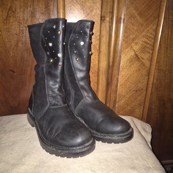 Detské čižmy č.33 kožené - 2