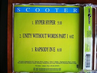 CD singel SCOOTER podpísaný - 2