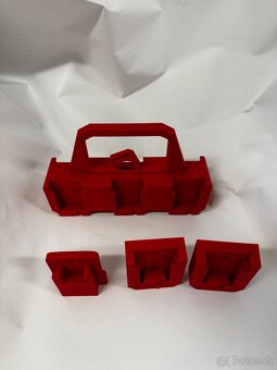 Držiak / nosič / organizér pre baterky milwaukee M18 - 2