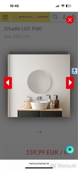 Zrkadlo LED - 2