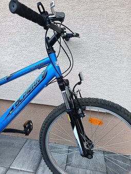 Detský modrý Olpran bicykel 24" - 2