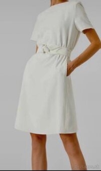 Emporio Armani šaty S / M biele prekrásne - 2
