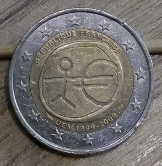 2 Euro -1999-2009 UEM Francaise Union Europeenne x20 - 2