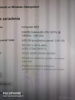 MSI MS-AA87 all in one - 2