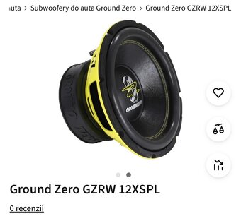 Ground Zero GZRW 12XSPL RadioActive - 2