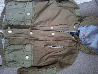 Tmavozelená bunda pre chlapca 92 - 2