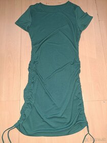 Smaragdove Midi šaty - 2