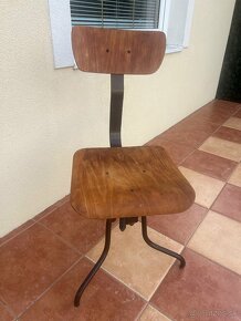 idustriálna vintage stolička - 2