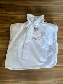 Dámska nová biela košela veľkost XS, zn. Zara - 2