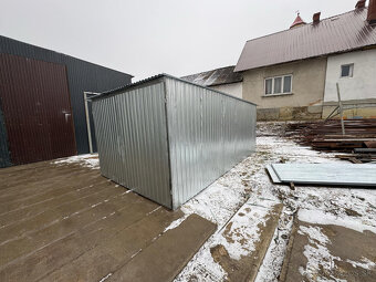 Plechová garáž 3x5m - 2