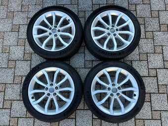 Hliníkové disky orig. Audi + zimné pneumatiky 225/45 R18 - 2