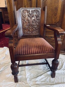 Kreslo, bazar, drevo, textília, v 98, s 55, h 48 cm, - 2