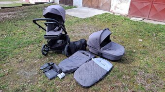 EASYWALKER Set XXL kočík kombinovaný Harvey3 Fossil Grey - 2