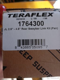 predĺžené tyčky stabilizátora Jeep Wrangler JL 2,5-4,5" - 2