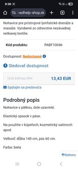 Nohavice na prístrojovú lymfodrenáž - 2