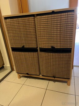 Policicý diel IKEA s úložnými boxami - 2
