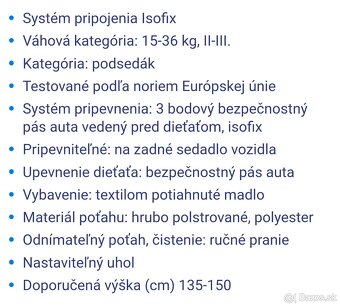 Podsedak Touragoo Go-Fix - 2