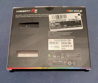 DDR5 2x32GB (64gb) 6400Mhz CL32 - 2