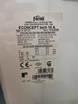 Plynovy kotol ferroli - 2