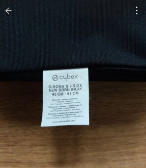Novorodenecka vložka do autosedačky Cybex sirona S i size - 2