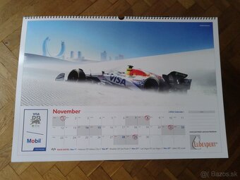 nástenný kalendár Formula 1 na rok 2026 - 2