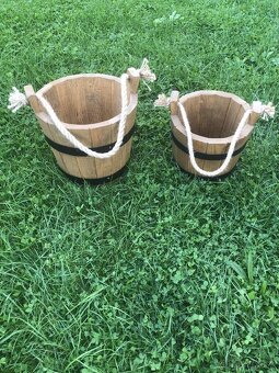 Drevené vedierka - 2