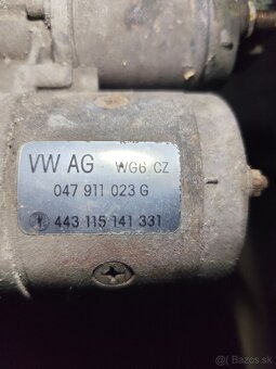 Štartér a alternátor a ostatné dieli 1,4 MPi - 2