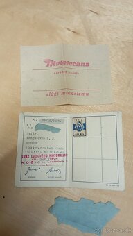 Preukaz..účtenka ..na veterán.. Škoda - 2