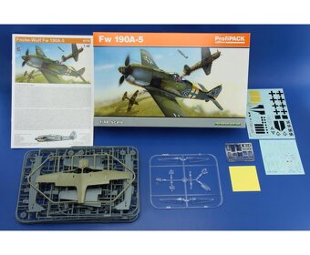 Predám plastikový  model Fw-190A-5  Eduard 1:48 - 2