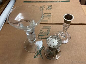 Sklebnené svietniky - 2