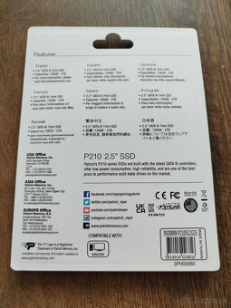 2.5" SSD Patriot P210 - 512GB - 2