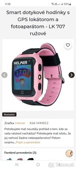 Predám detské smart hodinky - HELMER - 2