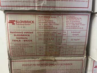 TEHLOVÝ OBKLAD (BETÓNOVÝ) SB017 - 2
