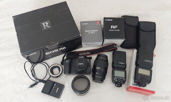 Canon R6 Canon RF 50 Canon EF 100 Speedlite Godox - 2