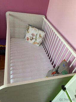 Detská postieľka 140 x 70 cm vrátane matraca - 2