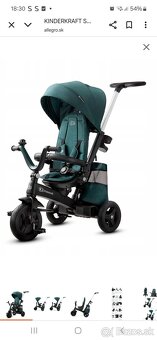 KINDERKRAFT Trojkolka Easytwist Midnight Green - 2