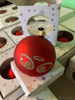 Krásne vianočné sklenené gule - 2