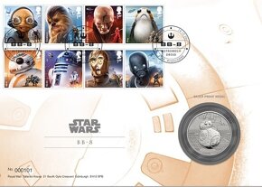 Star wars poštové známky - 2