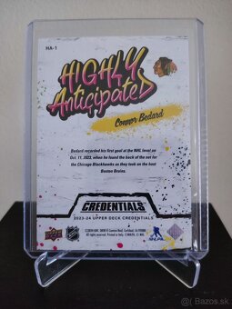 Connor Bedard Credentials Hokejová kartička - 2