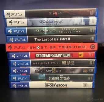 Predám hry na PS4/PS5 (Playstation 4 a 5) - 2