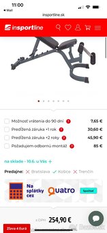 Profi lavička - 2