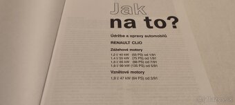RENAULT Clio 1 - příručka na opravy a údržbu - manuál - 2