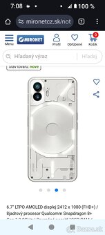 Nothing Phone (2) 12 GB / 256 GB biela,ne blokovany predaj - 2