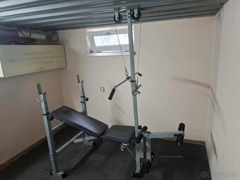 Posilňovacia lavička s kladkou - 2