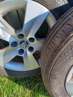 Predám orginál škoda elektrony 6Jx15 rozteč 5x100 - 2