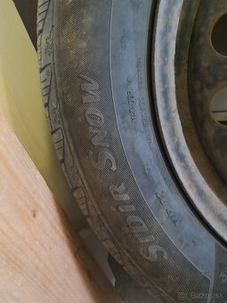 Plechové disky + zimné pneu na Suzuki SX4 - 2