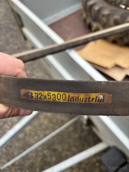 Klinové remene na pásovú hrabačku - 2